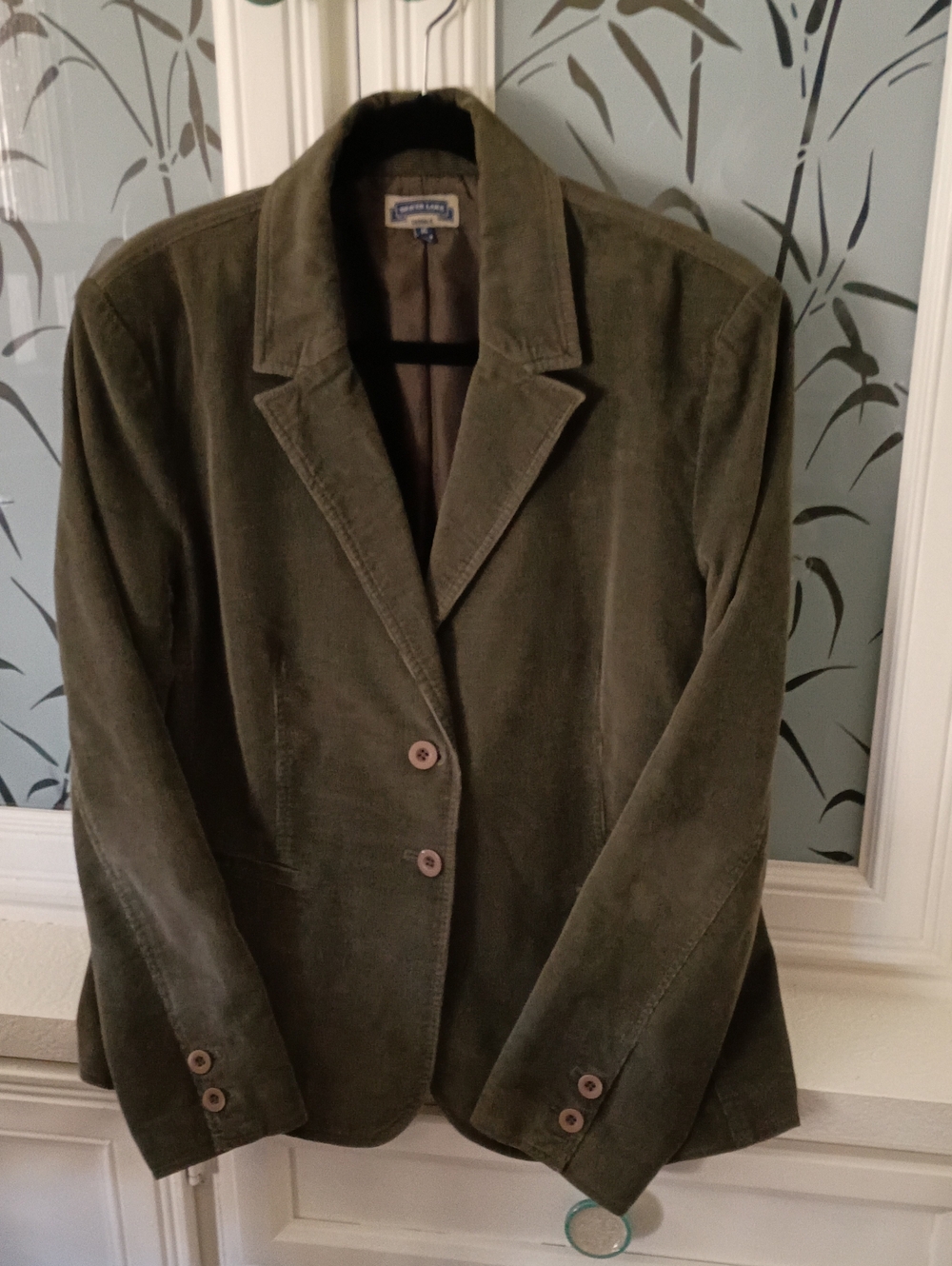 Corduroy Blazer Jacket - Grey